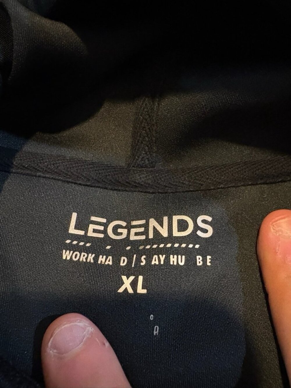 Legends hoodie mens XL black hawthorne breathable moisture wicking anti microbia - Picture 3 of 13